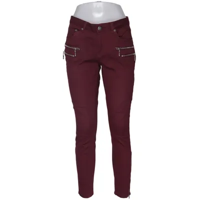 Jean (Rouge) de Denim Rebel Coton, Élasthane