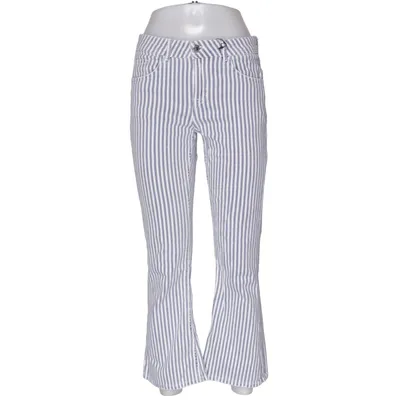 Jeans (Blå, Vit) från Zara Woman Bomull, Elastan