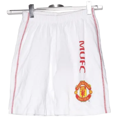 Sports shorts (White, Red) from Manchester United Cotton