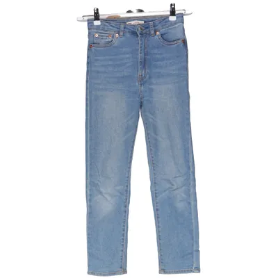 Jeans (Ribcage Ankle Straight) fra Levi Strauss & Co Bomuld, Elastan, Polyester, Viscose
