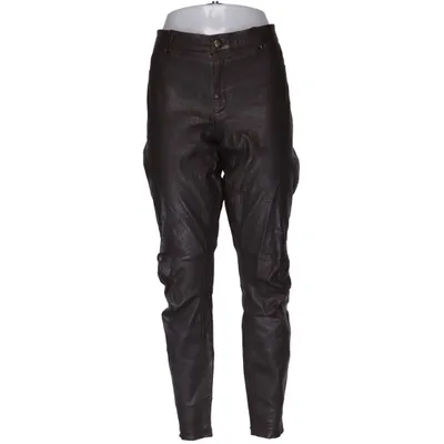 Leather pants (Brown) from Lilienfels Cotton, Elastane, Leather