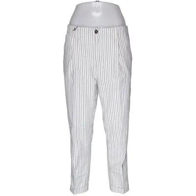 Pants (White, Blue) from 40 Weft Cotton, Polyamide