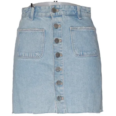 Spijkerrok (Blauw) van Zara Katoen