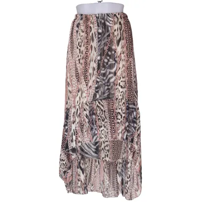 Maxi skirt (Beige, Black, Multicolored) from Fashion by K Polyester, Viscose