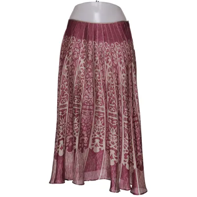 Jupe (Violet, Beige) de Alberta Ferretti Soie