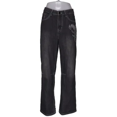 Spijkerbroek (Grijs) van Romwe Katoen, Polyester, Viscose