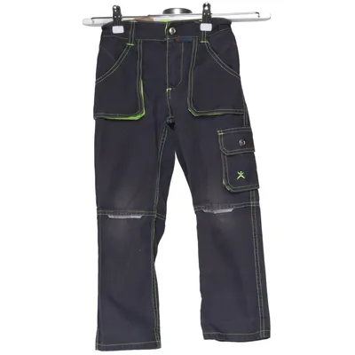 Pants (Gray, Green) from Planam Cotton, Polyester