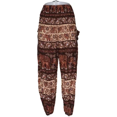 Harem pants (Brown, Beige, Multicolored) from Rayon Viscose