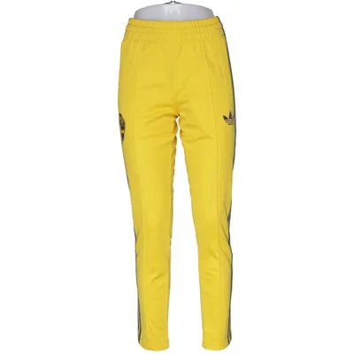 Joggers (Yellow, Black) from Adidas Originals Cotton, Recycled polyester