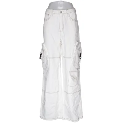 Cargobyxor (Vit) från Fashion Nova Bomull