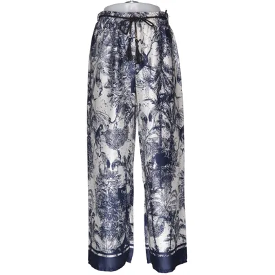 Palazzo broek (Blauw, Wit) van Blu Royal Polyester