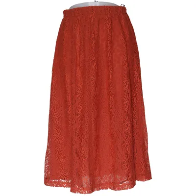 Kjol (Röd) från VILA Clothes Bomull, Polyamid, Viskos