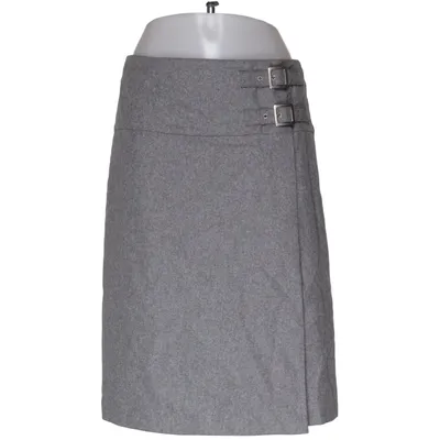 Skirt (Gray) from United Colors of Benetton Acetate, Polyamide, Viscose, Wool