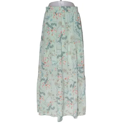 Maxi nederdel (Grøn, Flerfarvet) fra Kaffe Polyester