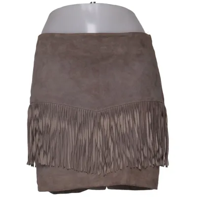 Skirt (Violet Fringe Leather Skirt) from Second Female Leather, Polyester