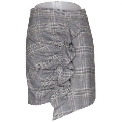 Skirt (Gray, Black, Yellow) from Laurella Elastane, Polyester, Viscose