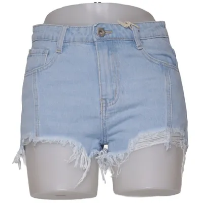 Denim shorts (Blauw) van Daysie Katoen