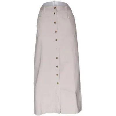 Jupe longue (Beige) de Casual Woman Coton, Élasthane