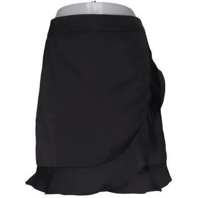 Slå om-nederdel (Sort) fra By Malina Collection Polyester