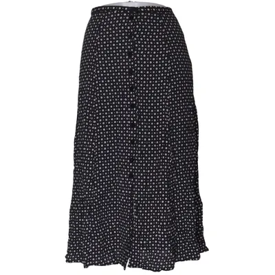 Jupe (Noir, Blanc) de Richards Viscose