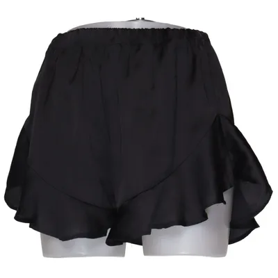 Pajama shorts (Black) from PrettyLittleThing Polyester
