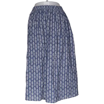 Kjol (Blå, Vit) från H&M Bomull