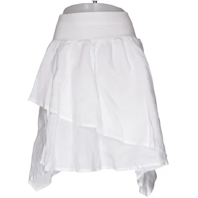 Skirt (White) from Olars Ulla Cotton, Elastane, Linen