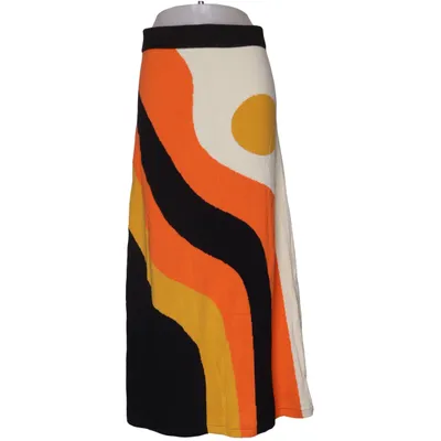 Skirt (Black, Orange, Yellow, Multicolored) from Oxknit Cotton