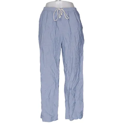 Pants (Blue) from Uniqlo Cotton, Linen, Polyester, Viscose