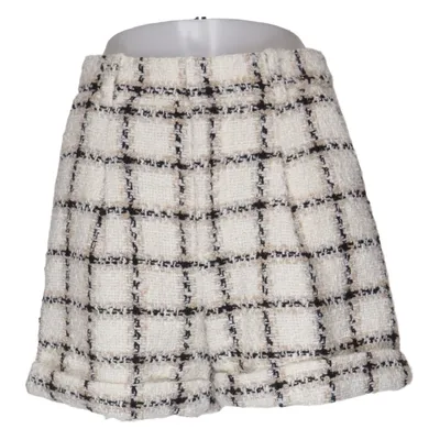 Short (Blanc, Noir) de Anine Bing Polyester, Viscose, Laine