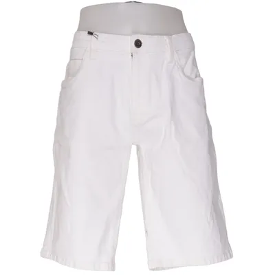 Denim shorts (Wit) van Indicode Katoen, Elastaan
