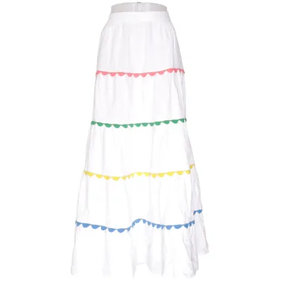 Långkjol (Nadia Double Cloth Maxi Skirt) från Boden Bomull, Polyester