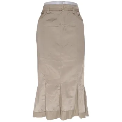 Skirt (Beige) from Oui Moments Cotton, Viscose