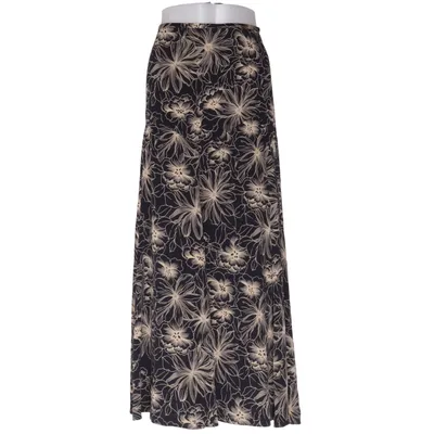 Jupe longue (Bleu, Beige) de Jaeger Élasthane, Polyester, Soie