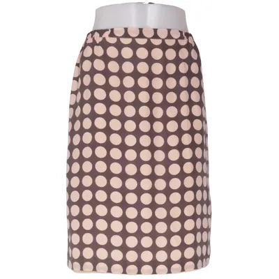 Skirt (Beige, Black) from Devernois Silk
