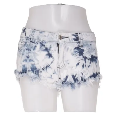 Jeansshorts (Blå, Hvid, Flerfarvet) fra Bluesteel Bomuld