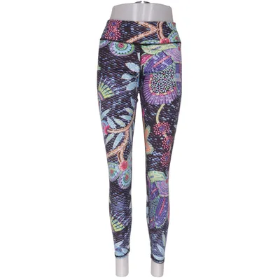 Sportleggings (Schwarz, Mehrfarbig) von Lotus Leggings Elasthan, Polyester