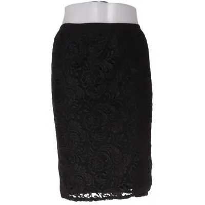 Skirt (Black) from Summum Woman Cotton, Elastane, Viscose
