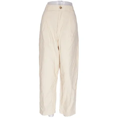 Broek (Beige) van Uniqlo x Comptoir Des Cotonniers Katoen, Linnen, Polyester, Viscose