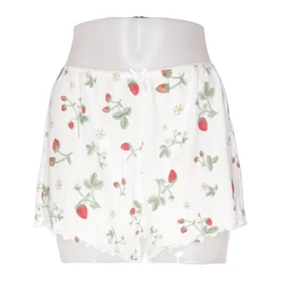 Pyjamasshorts (Vit, Röd, Grön) från Gina Tricot Bomull