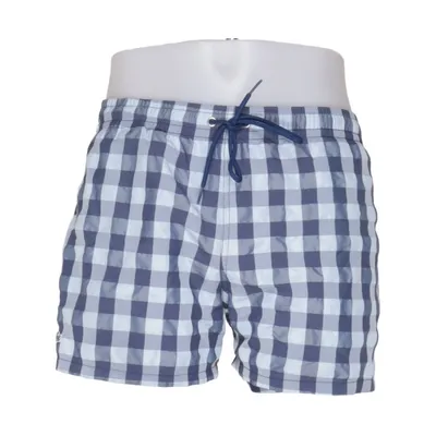 Badshorts (Blå, Vit) från Lacoste Polyamid, Polyester