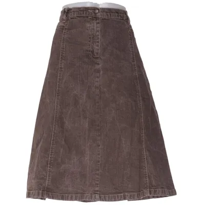 Jupe (Marron) de Never Mind Coton, Élasthane