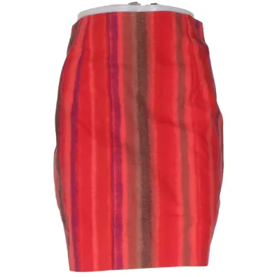 Skirt (Red, Purple, Brown, Multicolored) from Paul et Duffier Cotton