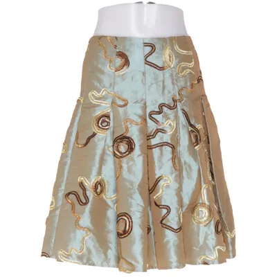 Kjol (Grön, Brun, Guldfärgad) från CCDK Acetat, Polyester