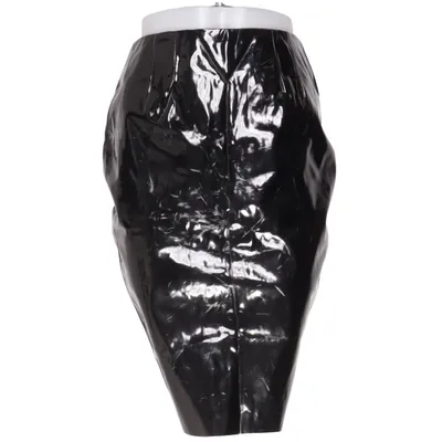 Lackrock (Schwarz) von AX Paris Elasthan, Polyester, Viskose