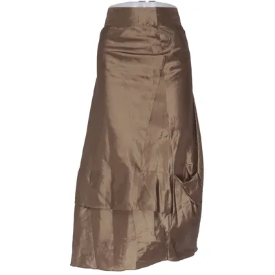 Jupe (Marron) de Sandwich Acétate, Polyamide, Polyester
