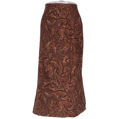 Maxi skirt (Brown, Multicolored) from Briggs Elastane, Polyester