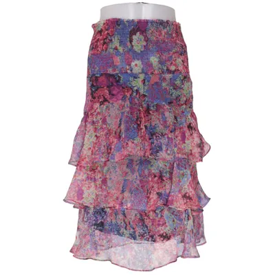 Jupe (Rose, Bleu, Violet) de Zara Basic Acétate, Polyester