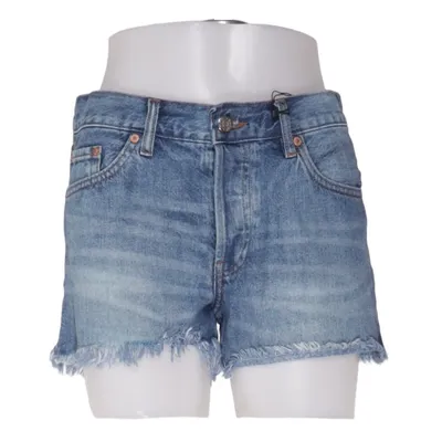 Denim shorts (Blauw) van Mango Denim Katoen