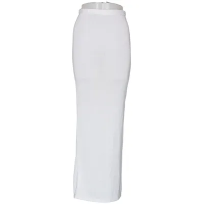 Jupe longue (Blanc) de Boohoo Acrylique, Polyamide